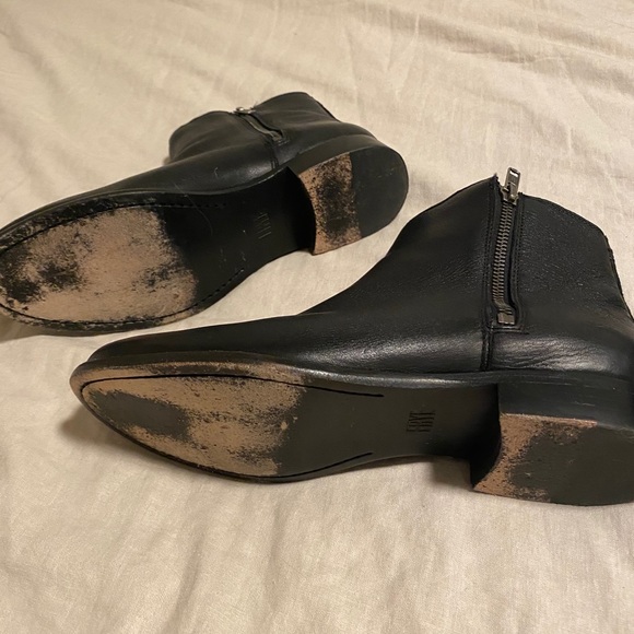 Frye Carly double zip leather booties - Picture 4 of 4